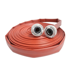 Tuyau d'incendie en caoutchouc nitrile/PVC de couleur rouge avec gaine tissée en polyester, raccords Storz en laiton/aluminium rouges durables, <span class=keywords><strong>type</strong></span> Allemagne - Product Image 3