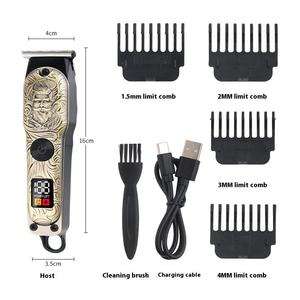 Cortadora de pelo inalámbrica profesional para hombres, cortadora de pelo con pantalla LCD, cortadora de pelo para peluquero - Product Image 6