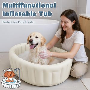 Bañera inflable para bebés, bañera plegable con soporte para la espalda, bañera portátil de viaje para recién nacidos con orificio de drenaje - Product Image 5