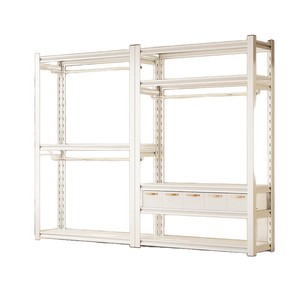 Armoire ouverte Iyanen avec tiroirs, organisateur de vêtements en métal pour chambre à coucher - Product Image 5