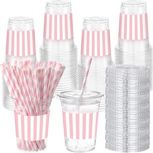 Disposable <b>Initial</b> Plastic <b>Cup</b> 12 oz Wedding Personalized <b>Cup</b> for Wedding Reception Baby Shower Birthday Party - Product Image 1