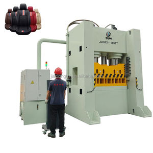 Presse hydraulique monocolonne avec système PLC servo, précision de 0,02 mm, pour la découpe de cuir PU pour coussins de yoga et sièges de voiture - Product Image 5