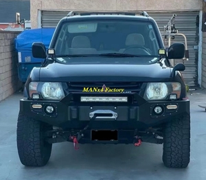 Paraurti Anteriore Bull Bar in Acciaio di Alta Qualità 4WD per Pajero <span class=keywords><strong>Montero</strong></span> V60 V70 V73 V77 - Product Image 6