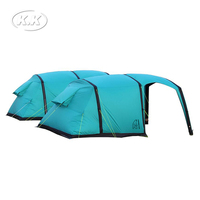 Kawagebo Kamp (KK) 13' X 10' Gonflable 12 ㎡   Tente de camping gonflable d'hiver Blowup Winter Gazebo Cube avec climatisation