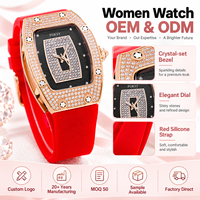 DIY OEM marka kendi özel etiket özel Logo benim çift Log elmas Unisex lüks bayan kol saati kadınlar için