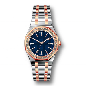 <span class=keywords><strong>De</strong></span> nueva marca 316L <span class=keywords><strong>de</strong></span> acero inoxidable 18K zafiro plateado Diamante <span class=keywords><strong>de</strong></span> lujo mecánico ap relojes automáticos - Product Image 2