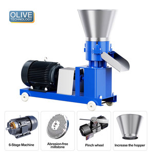 Máquina Pequeña Automática para Hacer Alimento para Pollos, Máquina de Pellets para Alimento Animal/Molino de Pellets/Granuladora de Matriz Plana en Venta - Product Image 5