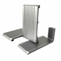 Boîtier de dissipation thermique en alliage d'aluminium anodisé pour mini instrument électronique WiFi portable 5G, usinage CNC personnalisé, fil EDM QX