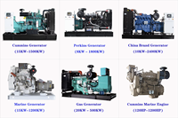 Générateurs diesel silencieux monophasés 110v 110 7000 - 40000 Watt 30kw 50kw 100kw 200kw Avr avec démarrage à distance