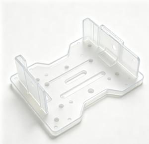 Custom Precision <b>PC</b> Machined Part CNC Fabricated Clear Plastic Component CNC Machining Service - Product Image 1