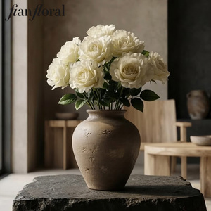 Fiori Artificiali in Seta Real Touch a Stelo Lungo, Rose Spray per Matrimoni, Casa, Hotel, Decorazioni Commerciali, Esposizioni e Verde Artificiale - Vendita all'Ingrosso Diretta dalla Fabbrica - Product Image 4