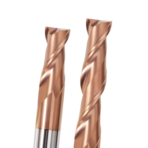 أداة طحن CNC عالية الجودة من سبائك التنجستن بحدين مربعة الشكل HRC55 AlTin قابلة للتخصيص حسب الطلب 10 مم - Product Image 4