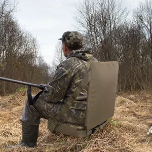 Mydays Tech wasserdichtes tragbares USB-Ladegerät Rückenlehne Blind und Tarnung Jagd beheiztes Sitzkissen für Camping und Angeln