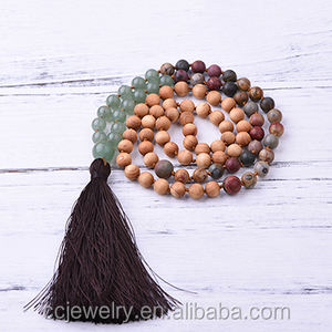 Kalung Rantai Manik-manik Rosario Perhiasan Fashion Liontin Jimat <span class=keywords><strong>Tibet</strong></span> Kalung Mala <span class=keywords><strong>Tibet</strong></span> - Product Image 4