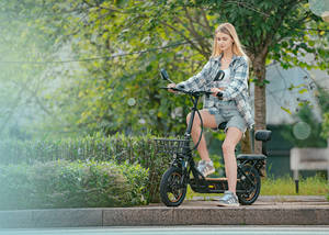 Patinete Plegable C1 Pro, 100 km de Autonomía, Portaequipajes y Asiento para Pasajero, Espejos Reflectantes, para Desplazamientos Diarios, Campus, Parque - Product Image 2