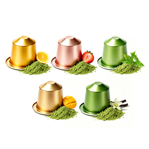 <span class=keywords><strong>Matcha</strong></span> en Polvo con Sabor, Grado Ritual, Té Instantáneo Compatible con Cápsulas Nespresso, Certificado Orgánico en China, Certificado Halal, GMP - Product Image 6