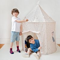 Tienda de campaña tipi para niños, juguete deportivo OEM al por mayor, casa de juegos interior