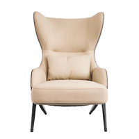 Neues Design Leder-Freizeit-Loungesessel Verstellbarer Relaxsessel Luxus-Sofa Loungesessel