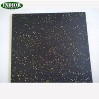 Revêtement de sol en caoutchouc EPDM haute densité 15 mm, antidérapant, à emboîtement, pour gymnase, salle de sport, terrains de jeux extérieurs, haute qualité
