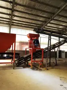Corn Straw Bale High Moisture Fertilizer Crusher Machine For Fertilizer Production Line
