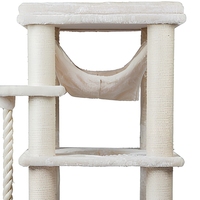 Longnew haute qualité arbre à chat concepteur petit chat tour de lit velours griffoirs solide motif Animal Katzenkratzbaum boîte