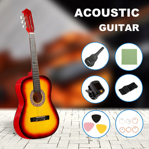 <span class=keywords><strong>38</strong></span> inci baja bentuk bulat tali nilon Gig <span class=keywords><strong>Bag</strong></span> Tuner senar cadangan gitar akustik untuk pemula HUASHENG AGCCX38-2 - Product Image 6