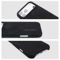 Étui de téléphone portable en microfibre suédée personnalisable pour iPhone 17 Pro Max