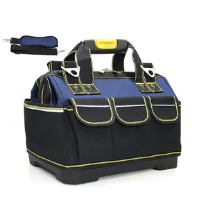 Dropshipping Heavy Duty 17 inch Waterproof 1680d Oxford Fabric Tool Organizer Bag Electrician Tool Bag for electricia