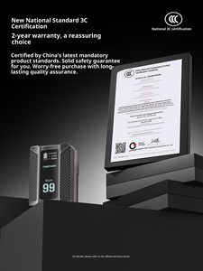 YINCHEM Yingchen Blade 99 カメラ Vマウント充電式バッテリー フィルライト ミラーレスカメラ/スマホ/コンピューターモニター用 ブラック/グレー - Product Image 2