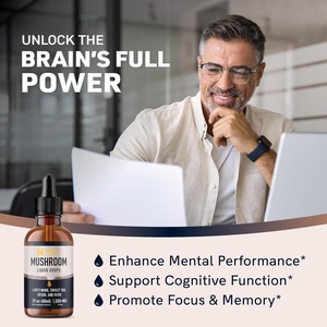Gommes liposomales OEM/ODM au complexe de champignons (Crinière de lion, Reishi, Cordyceps, Chaga) pour le soutien immunitaire et cognitif des adultes – Liquide oral - Product Image 2