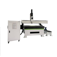 Meilleure vente 4 axes 1325 4 * 8ft CNC routeur sculpture bois MDF armoires de cuisine porte faisant CNC Machines avec axe de rotation latérale