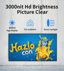 Pantalla LCD para Exteriores Veto Ultra Estrecha, Impermeable IP66, 4k Nits de Brillo, Larga Duración, de 32 a 75 Pulgadas, Pantalla Digital para Pared - Product Image 4