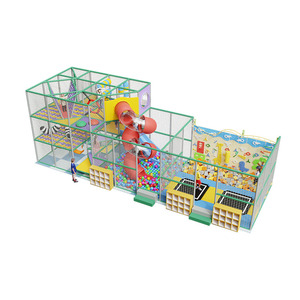 Divertido Parque Infantil Comercial de Múltiples Niveles para Interiores, Área de Juegos Suave Personalizada con Túneles y Piscina de Pelotas para Hoteles y Resorts - Product Image 5