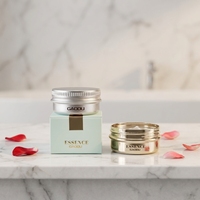 Pot en aluminium avec boîtes 5g 10g 30g 50g 100g pour thé, poudre de matcha, boîtes de conserve, pot de luxe argenté avec couvercle