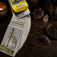 Ensemble de cartes Oracle de divination professionnelle, jeu de cartes de tarot classiques de qualité supérieure avec guide en anglais pour débutants
