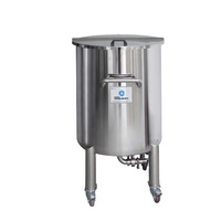 Réservoir de stockage en acier inoxydable 100L à prix d'usine shampooing liquide mobile et conteneurs de stockage de produits chimiques pour le stockage de l'eau