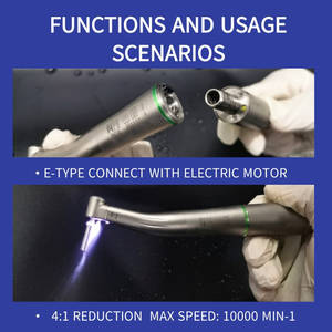Equipo de laboratorio <span class=keywords><strong>dental</strong></span>, anillo azul, pieza de mano <span class=keywords><strong>dental</strong></span> <span class=keywords><strong>led</strong></span> de contraángulo 4:1, pieza de mano clínica - Product Image 5
