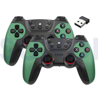 Nouvelle manette de jeu 2.4G, double joystick, TV, PC, Android Box, jeu, 2 packs, manette sans fil