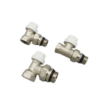 Vanne thermostatique droite en acier inoxydable/laiton DN20 pour systèmes de chauffage au sol