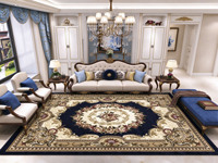 Tapis tufté à la machine de style européen moderne OEM, fabriqué avec des matériaux non toxiques, tapis de salon sur mesure de grande taille