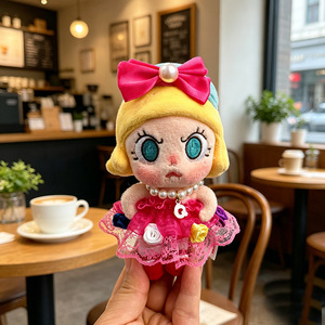 ตุ๊กตาห้อยคอ Lulan Angry <span class=keywords><strong>Molly</strong></span> Fantasy Series Heartfire Blooming Collection รุ่น Spring/Summer Socialite สไตล์ตะวันตก - Product Image 4