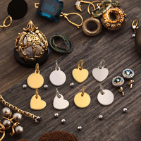 Accessoire de fabrication de bijoux avec logo personnalisé bricolage breloques avec logo gravé bracelet à breloques de créateur pendentifs de bijoux de mode breloques