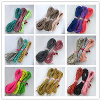 Cordon de fixation haute visibilité pour tente, fibre réfléchissante, multicolore, pour bâche de camping, corde de fixation au vent, longueur personnalisée, paracorde, sécurité nocturne