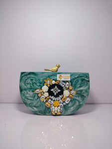 Trending Beautiful Design & Modern Style Resin Rhinestone Evening <b>Bag</b> Lady Purse Hot Sale <b>Wedding</b> <b>Clutch</b> for Party & Occasions - Product Image 5