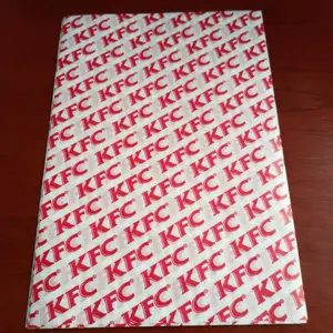 Fett dichtes PE-Papier für Burger Wrapping Custom Printed