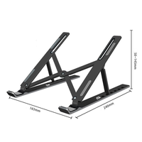 Support de tablette pour ordinateur portable réglable en hauteur, support de tablette pour ordinateur portable, support vertical en alliage d'aluminium, compatible