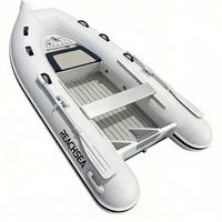 Bateau semi-rigide en aluminium de 9,5 pieds pour 4 personnes, Achilles Hypalon avec compartiment de proépilote en aluminium, luxe offshore, fournisseur chinois pour commandes en gros