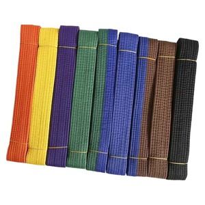 Profesyonel Özel Renkli Yumuşak Dövüş Sanatları Tekvando Kemeri, Ustalar İçin Antrenman Kemeri - 4cm Genişliğinde Siyah Kuşak - Product Image 1