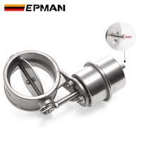 Vanne de dérivation d'échappement à commande par vide EPMAN, style ouvert, en acier inoxydable 304, 51mm-102mm, compatible avec les systèmes d'échappement Catback EP-CUT-OP