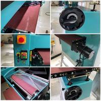[Certifié CE] Ponceuse à tambour pour le travail du bois de 18 pouces, directement de l'usine, machine de ponçage industrielle robuste pour surfaces en bois avec port de dépoussiérage